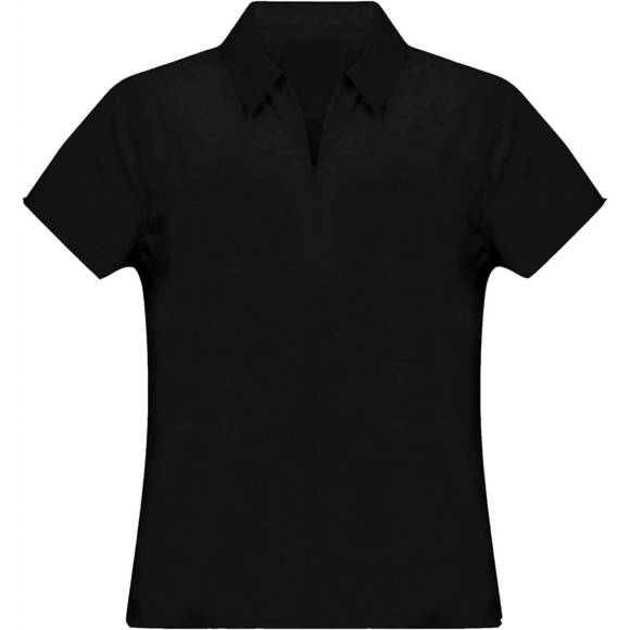 NEW SPANX women's sunshine short sleeve zipper top t-shirt in black - Picture 1 of 1